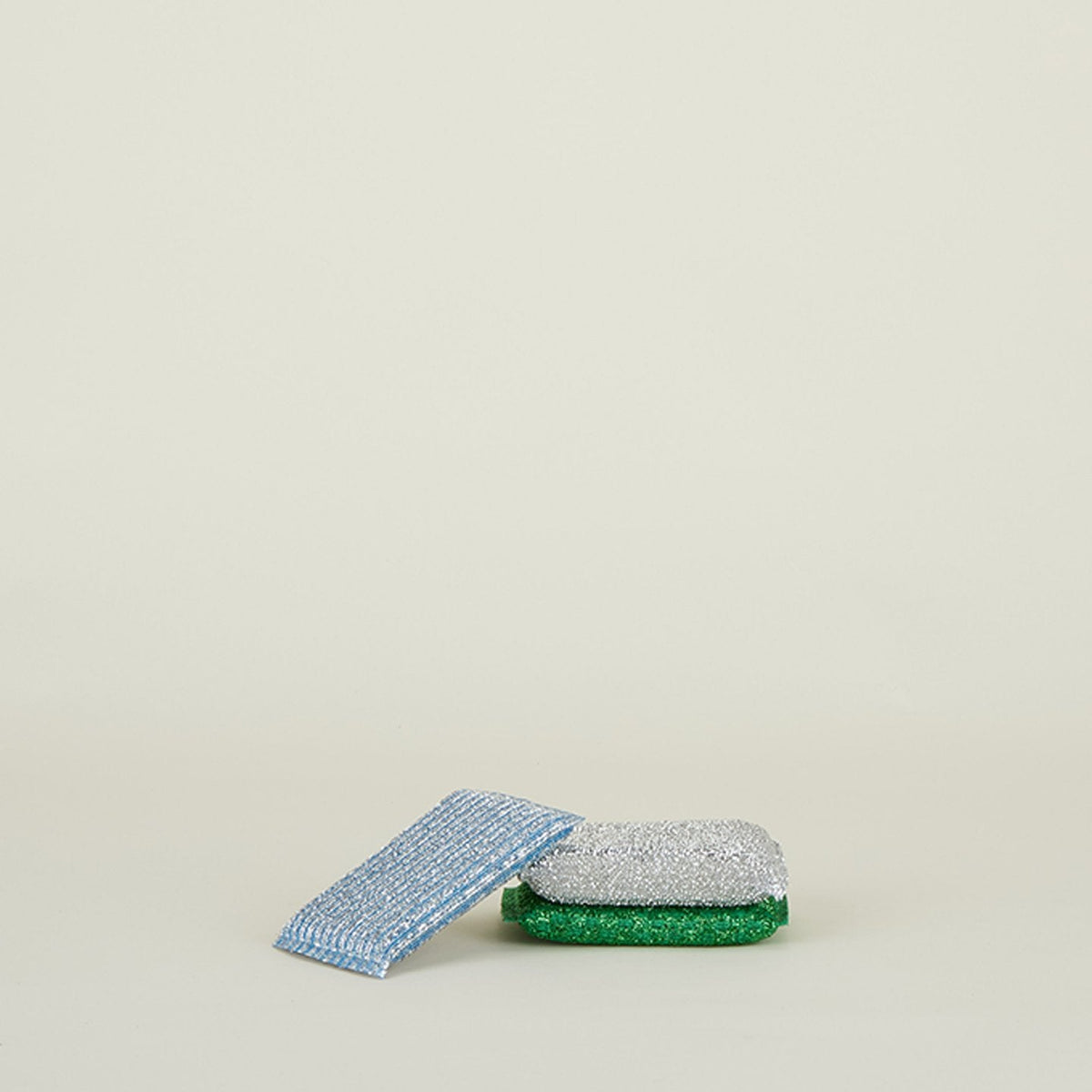 Lurex Sponges, Set of 3 - Cool