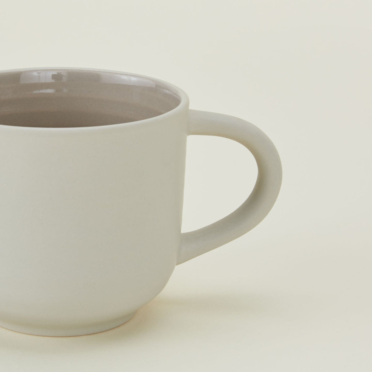 Essential Mug, Set of 4 - Light Grey