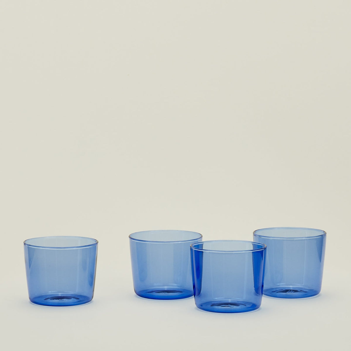 Essential Glassware, Set of 4 - Blue