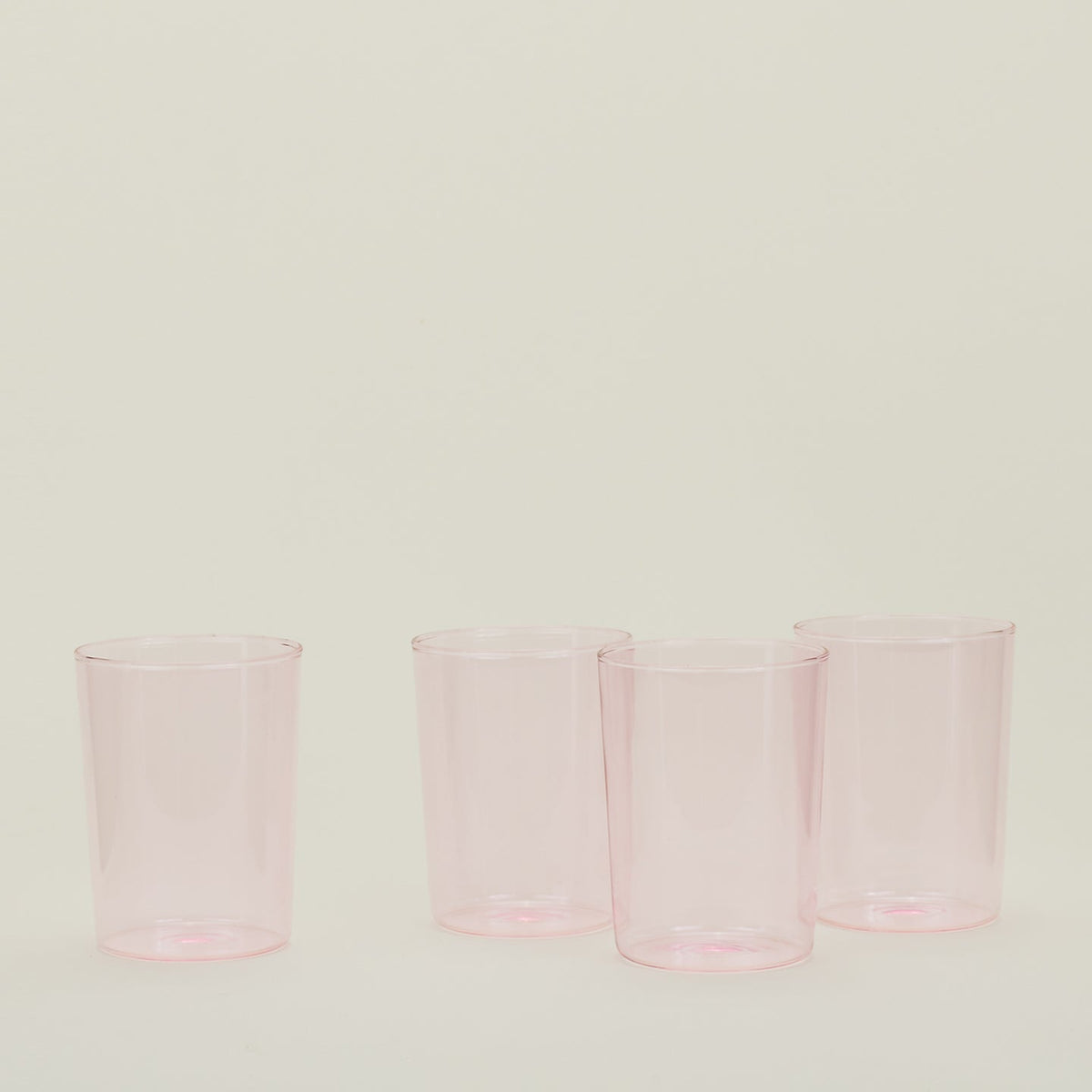 Essential Glassware, Set of 4 - Blush