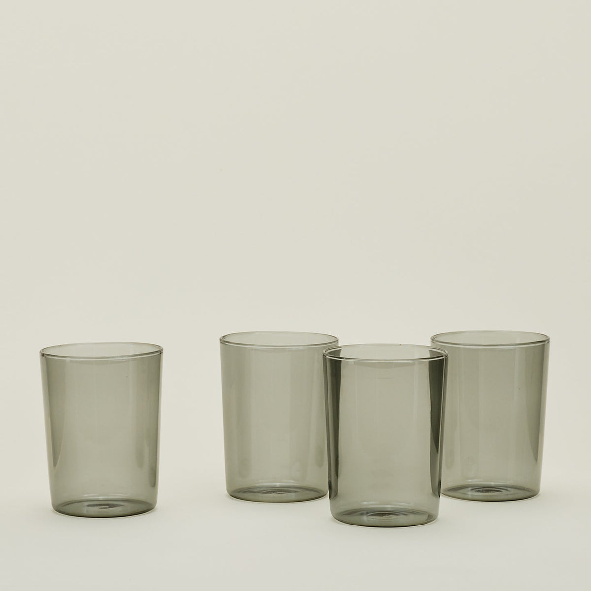 Essential Glassware, Set of 4 - Smoke