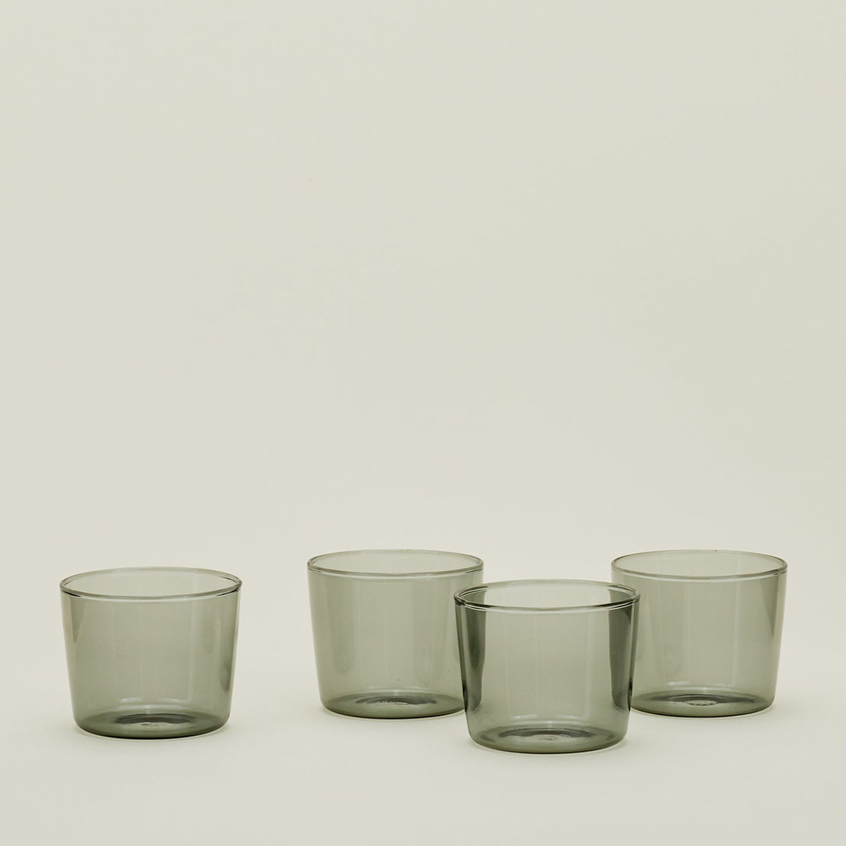 Essential Glassware, Set of 4 - Smoke